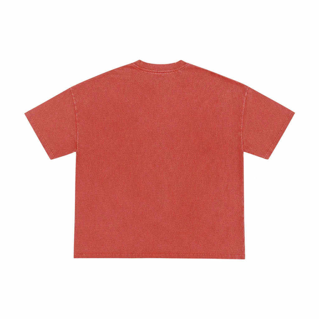 ZAHFAAS Acid Wash Oversized Tee