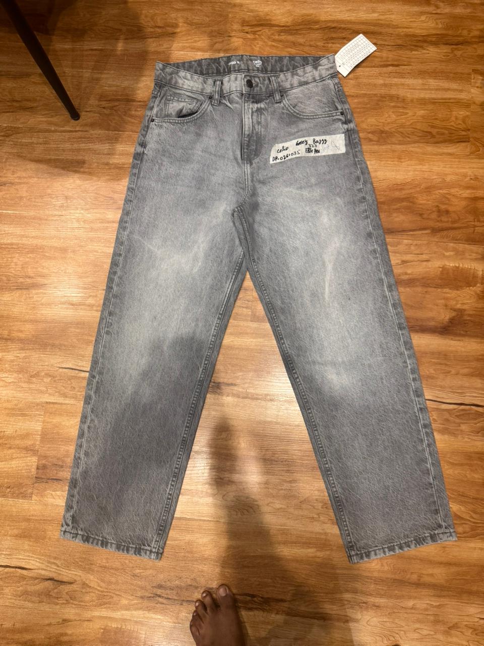 CELIO Washed Grey Denim (Relaxed fit)
